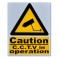 "CAUTION CCTV in operation" Magnetic Flash Message - Type 2