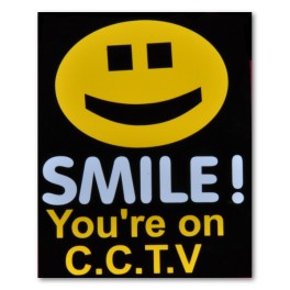 "SMILE! You're on CCTV" Magnetic Flash Message
